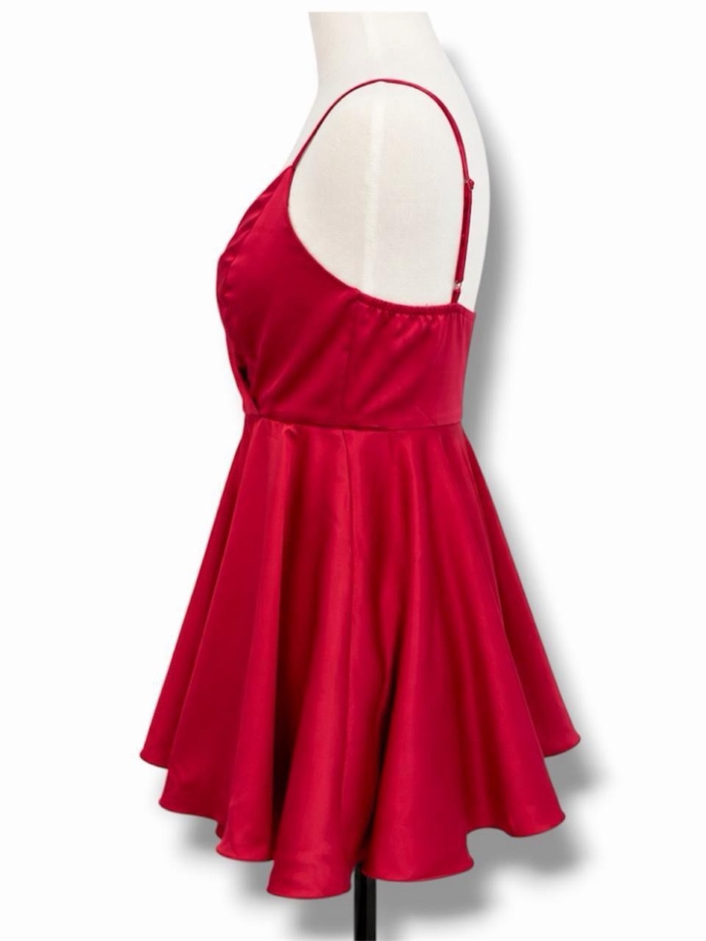 Bebe Pink Satin Peplum Cami Top Size 4 Y2K Sleeveless Party Going Out Blouse - Picture 2 of 6